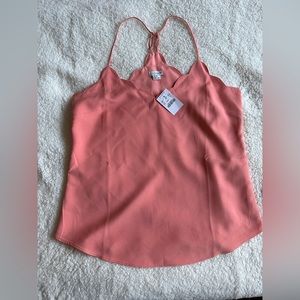J Crew Scallop Tank Top